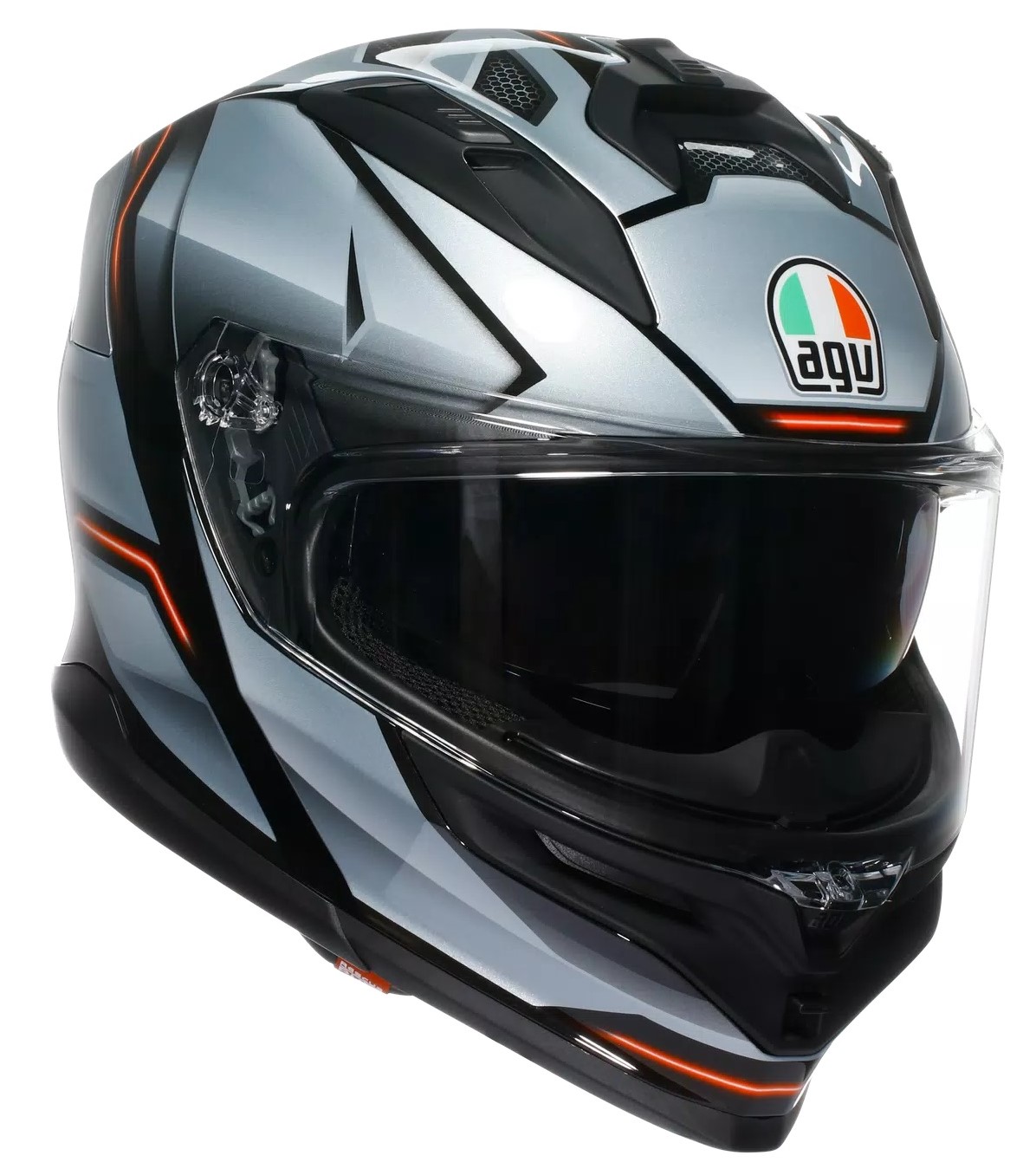 AGV Hjälm K7 Jaeger Svart/Silver