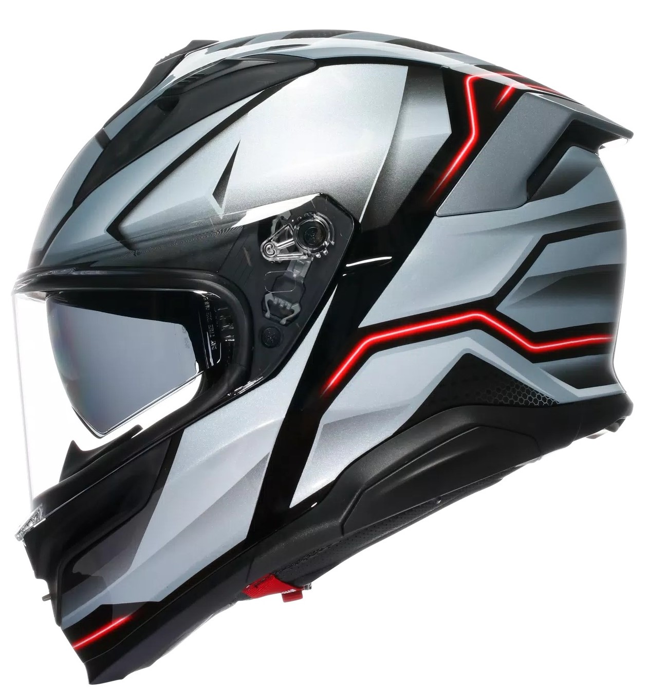 AGV Hjälm K7 Jaeger Svart/Silver bild 2