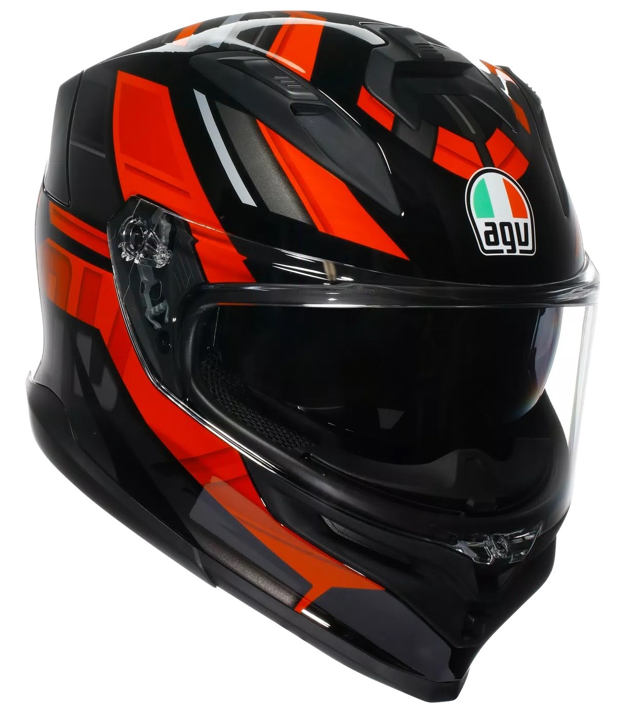 AGV Hjälm K7 Taurax Svart/Röd