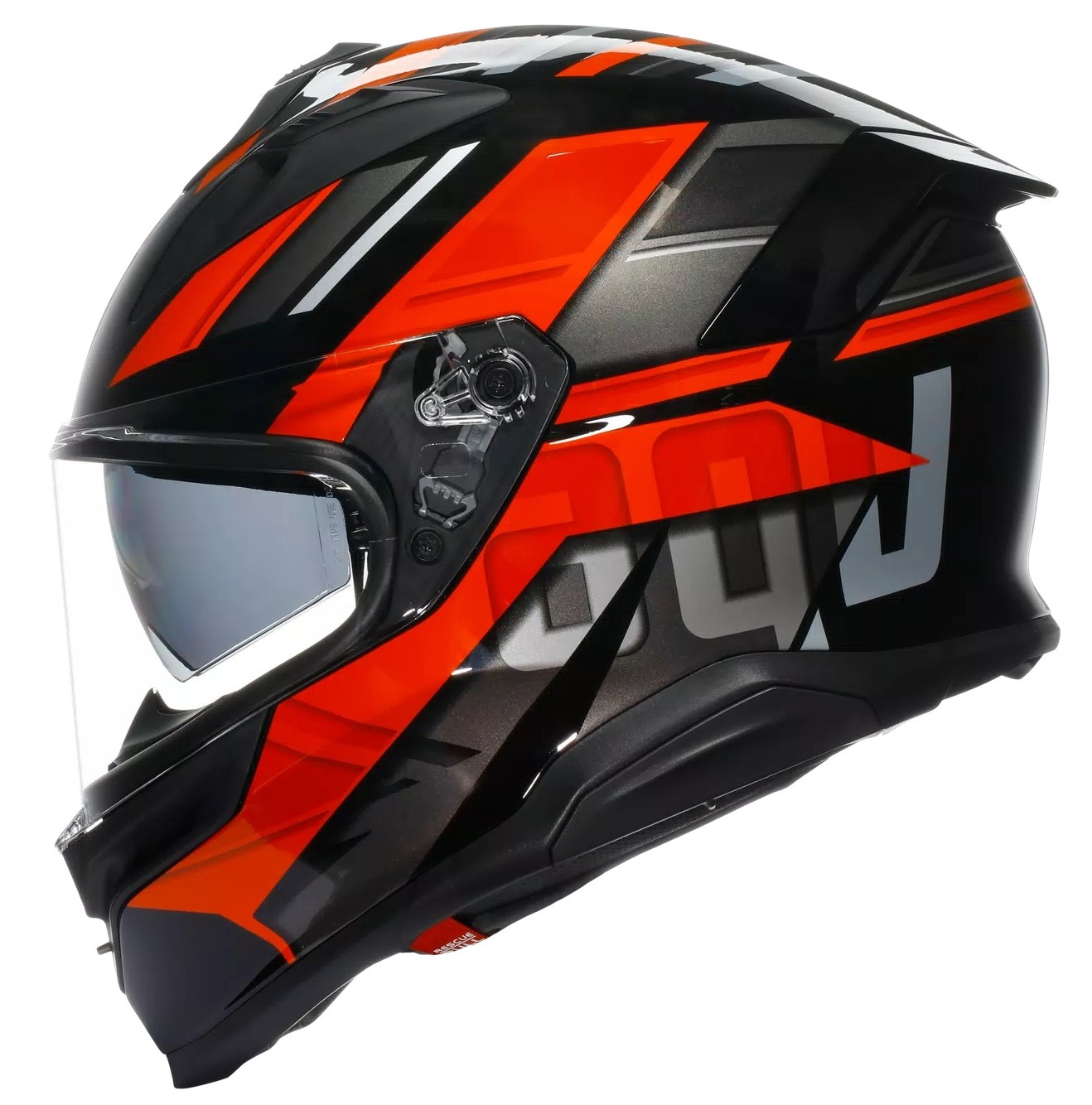 AGV Hjälm K7 Taurax Svart/Röd bild 2