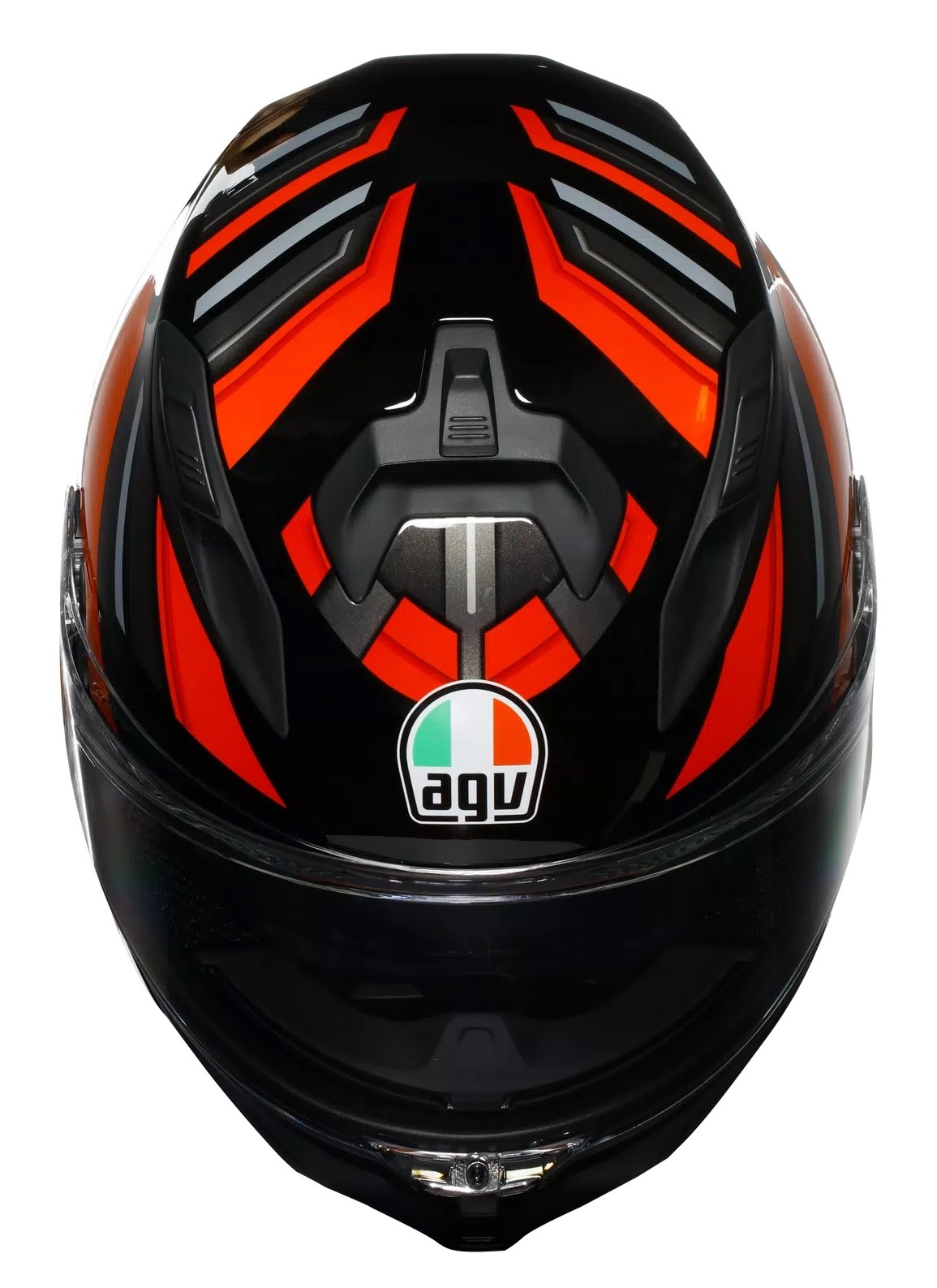 AGV Hjälm K7 Taurax Svart/Röd bild 4