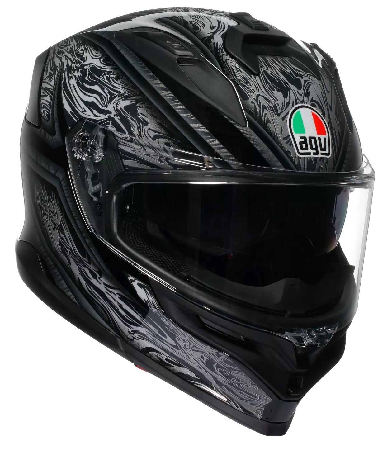 AGV Hjälm K7 Damascus Svart/Silver