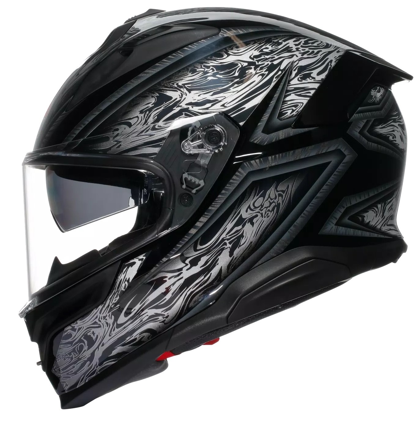 AGV Hjälm K7 Damascus Svart/Silver bild 2