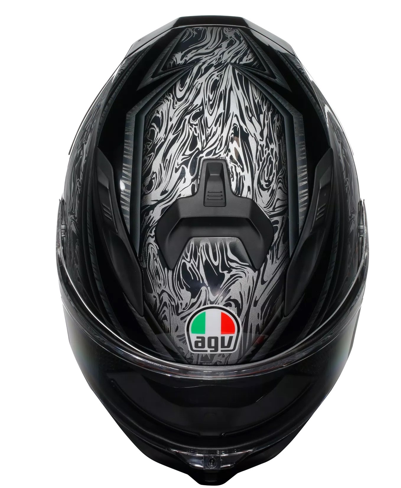 AGV Hjälm K7 Damascus Svart/Silver bild 4