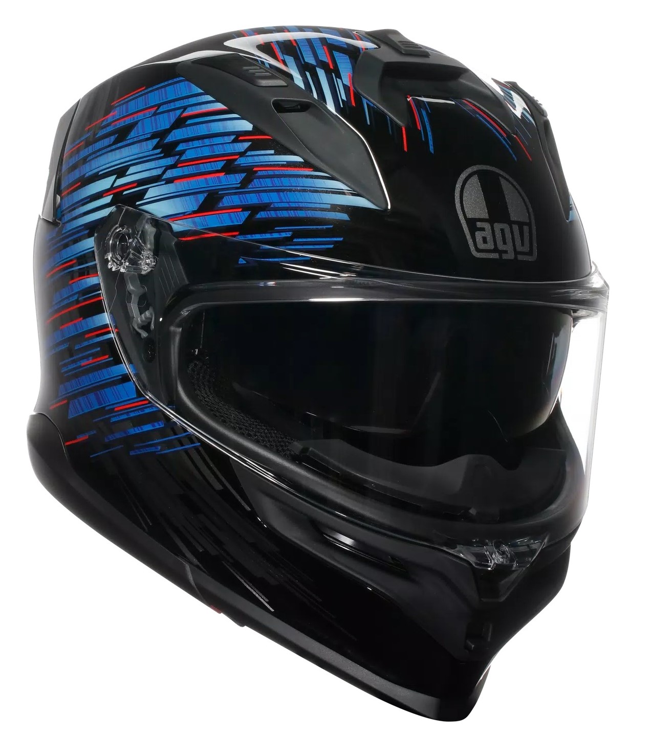 AGV Hjälm K7 Genisys Mattsvart/Blå/Grå