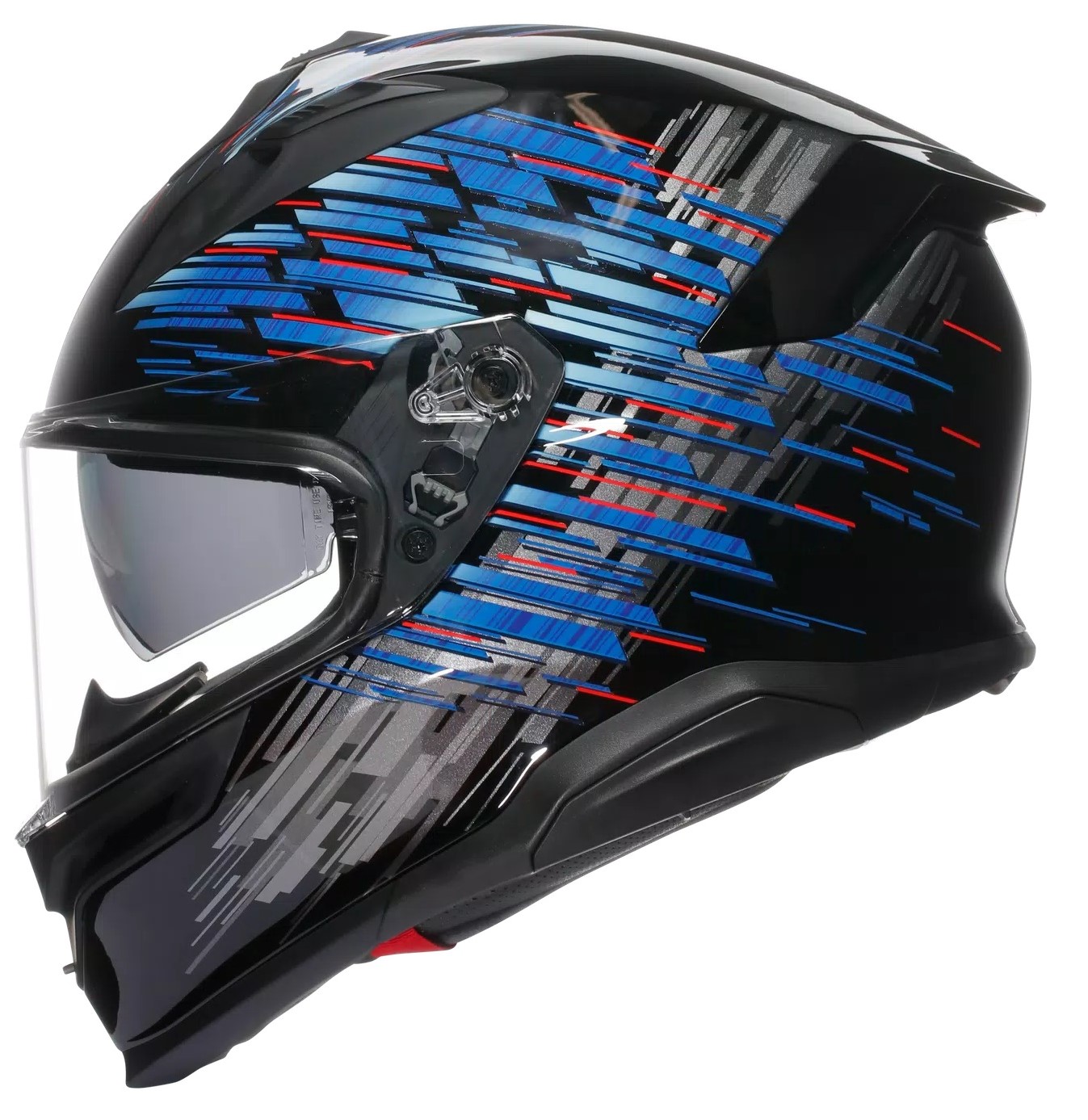 AGV Hjälm K7 Genisys Mattsvart/Blå/Grå bild 2