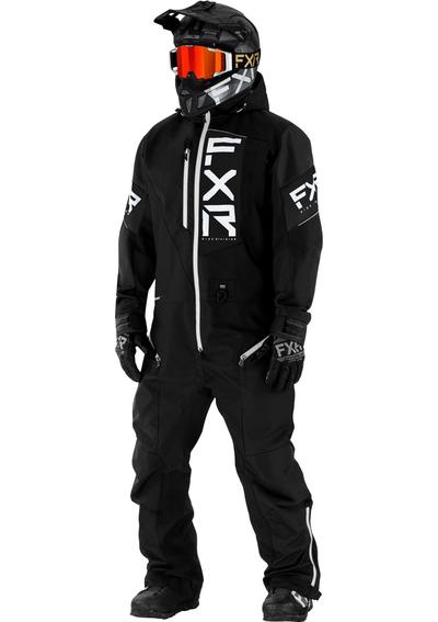 FXR Skoteroverall Recruit Ofodrad Svart/Vit