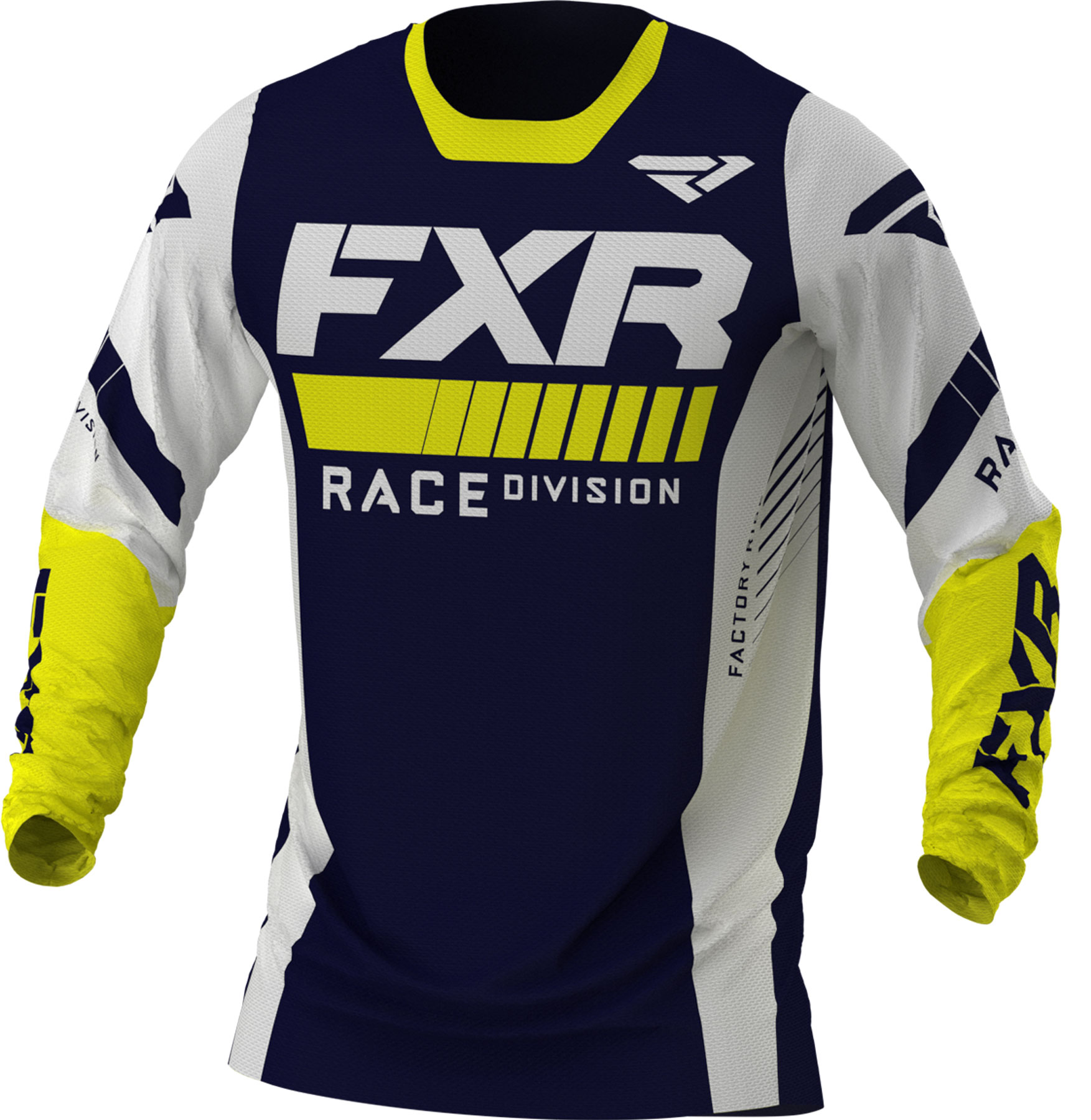 FXR Crosströja Revo Midnattsblå/Vit/Gul