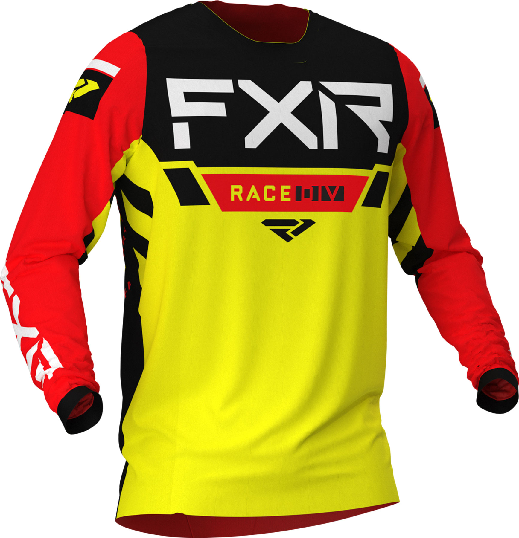 FXR Crosströja Helium Gul/Svart/Röd