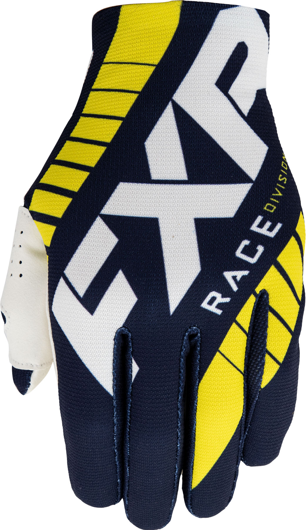 FXR Crosshandske Slip-On Lite Marinblå/Gul/Vit
