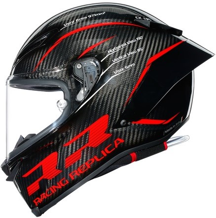 Agv Hjälm Pista GP RR Performance Carbon/Röd bild 2
