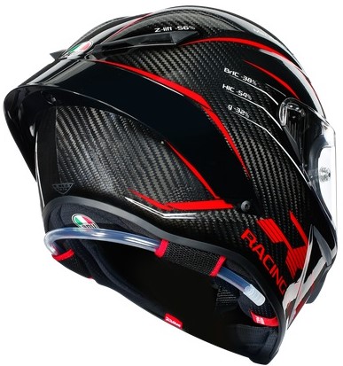 Agv Hjälm Pista GP RR Performance Carbon/Röd bild 4