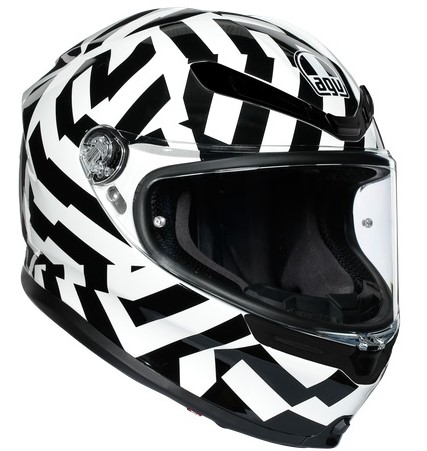 Agv Hjälm K6 Secret Vit/Svart