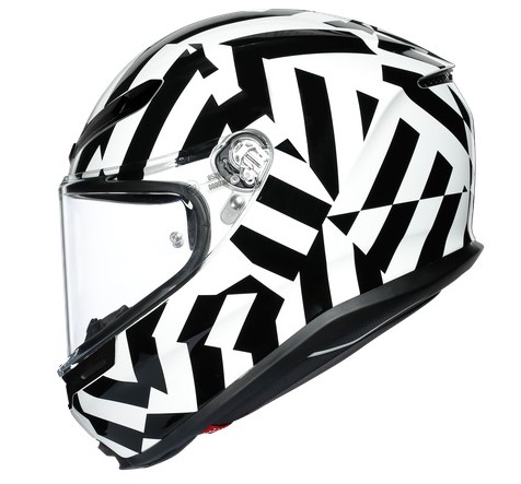 Agv Hjälm K6 Secret Vit/Svart bild 2