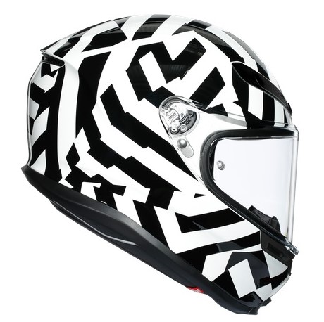 Agv Hjälm K6 Secret Vit/Svart bild 4