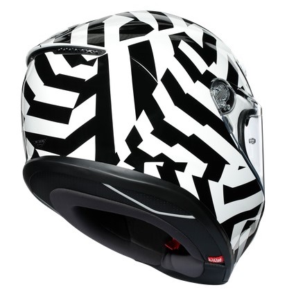 Agv Hjälm K6 Secret Vit/Svart bild 3