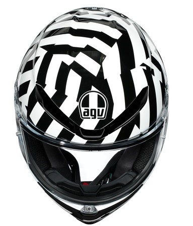 Agv Hjälm K6 Secret Vit/Svart bild 6