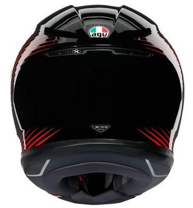Agv Hjälm K6 Rush Röd/Svart bild 5