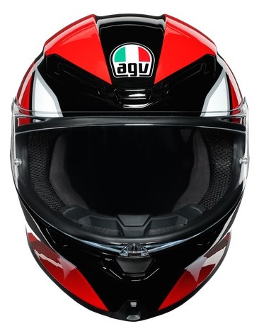 Agv Hjälm K6 Hyphen Svart/Röd/Vit bild 7
