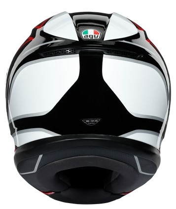Agv Hjälm K6 Hyphen Svart/Röd/Vit bild 5