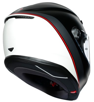 Agv Hjälm K6 Minimal Mattsvart/Vit bild 3