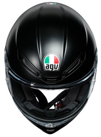 Agv Hjälm K6 Minimal Mattsvart/Vit bild 6