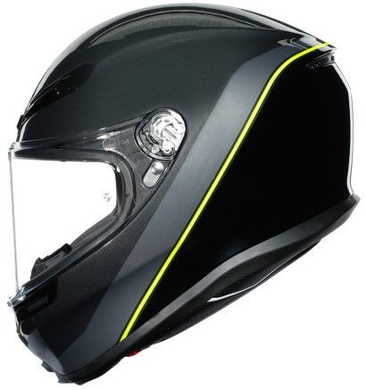 Agv Hjälm K6 Minimal Antrasit/Svart/Fluogul bild 2