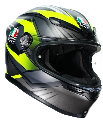 AGV Hjälm K6 Excite Camo/Fluogul (matt)