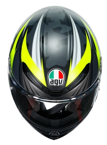 AGV Hjälm K6 Excite Camo/Fluogul (matt) bild 3