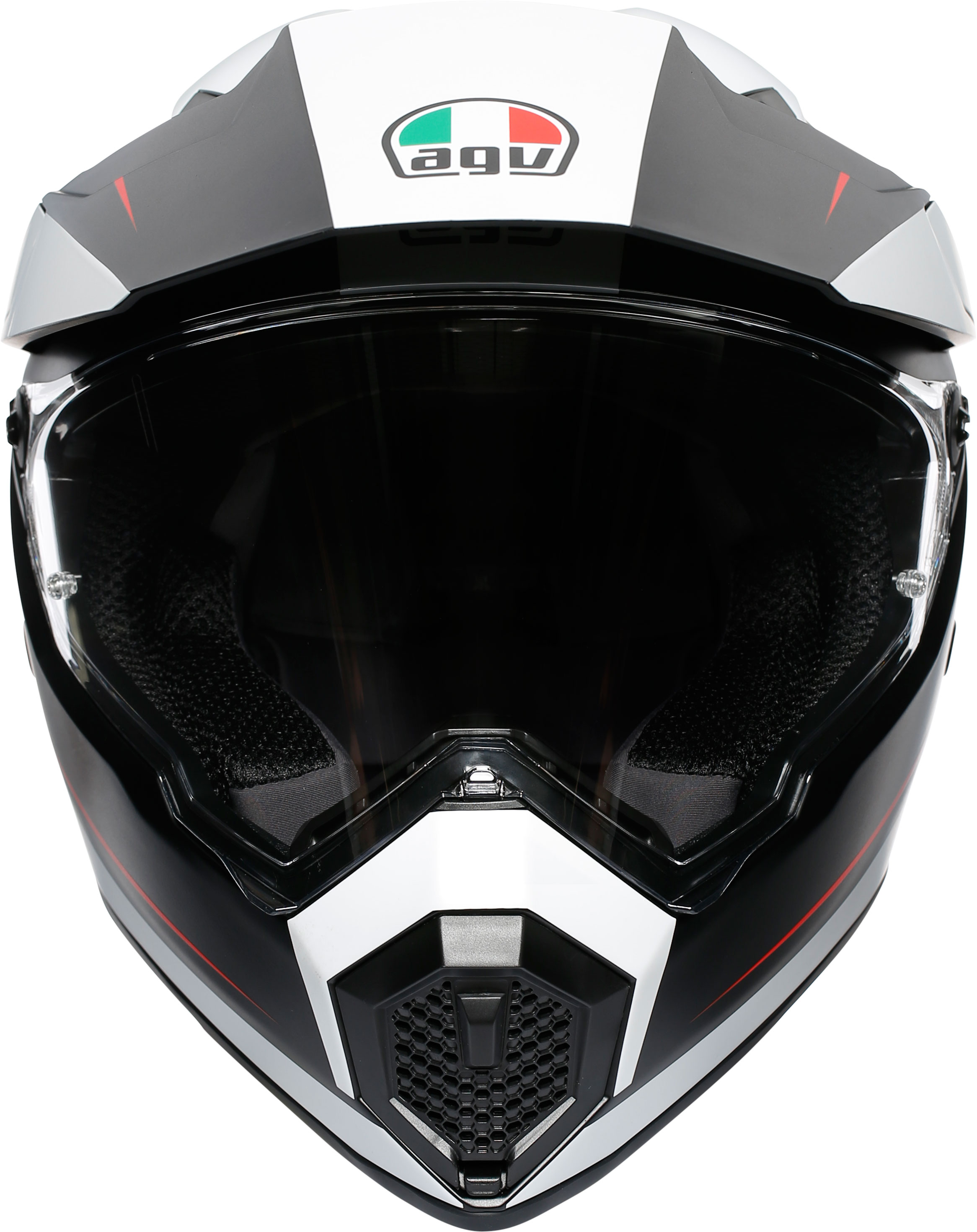 AGV Hybridhjälm AX9 Pacific Road Mattsvart/Vit bild 2