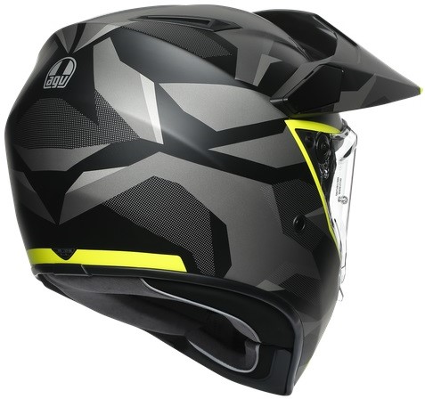 AGV Hybridhjälm AX9 Siberia Mattsvart/Fluogul bild 5
