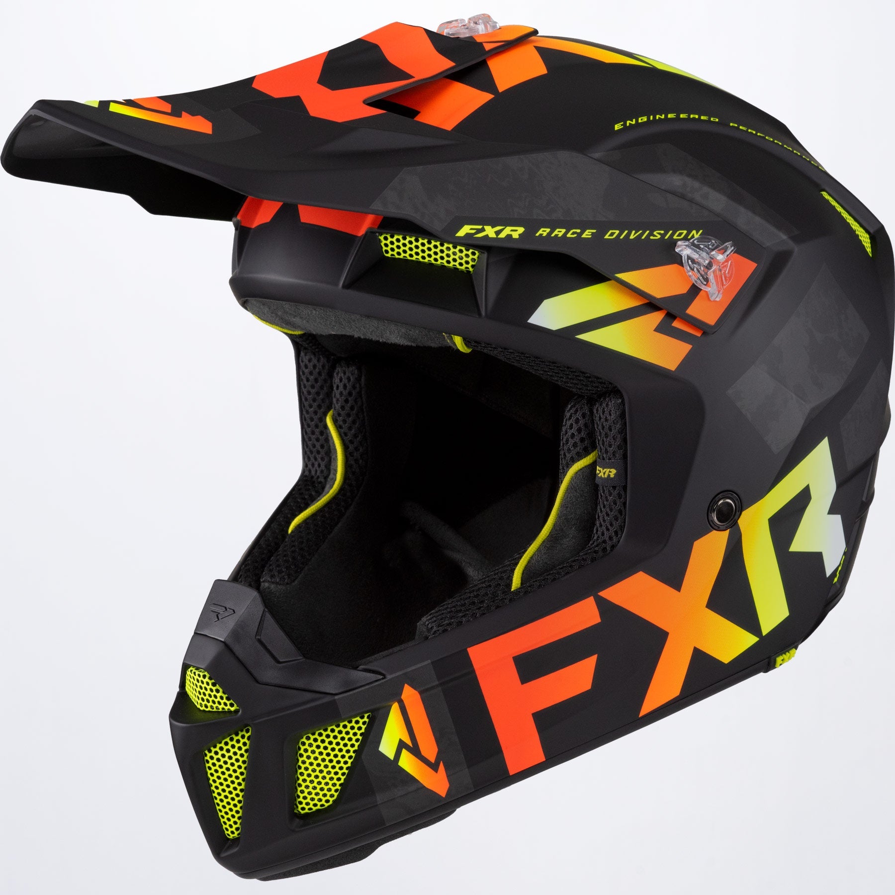 FXR Crosshjälm Clutch Evo LE Mattsvart/Inferno