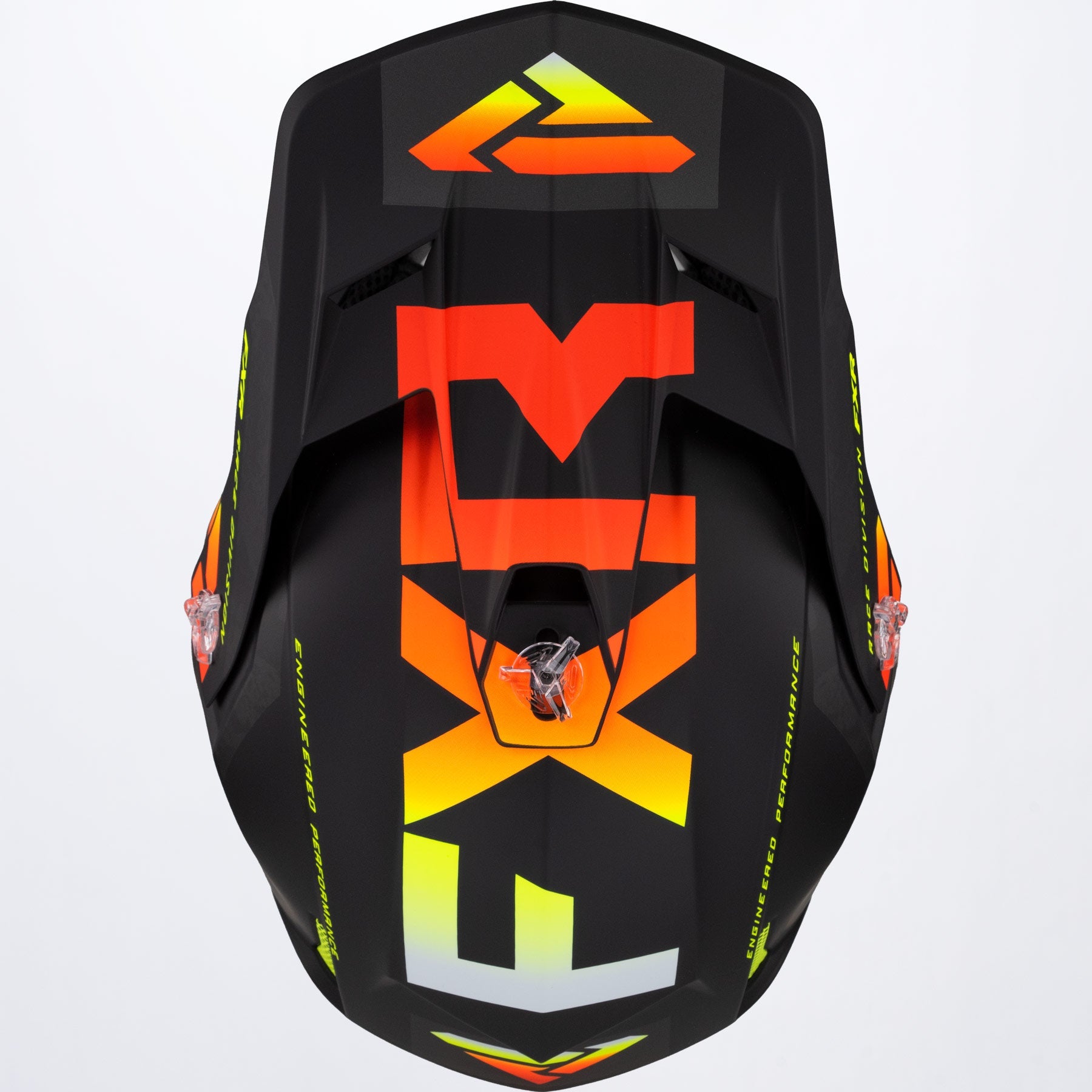 FXR Crosshjälm Clutch Evo LE Mattsvart/Inferno bild 4