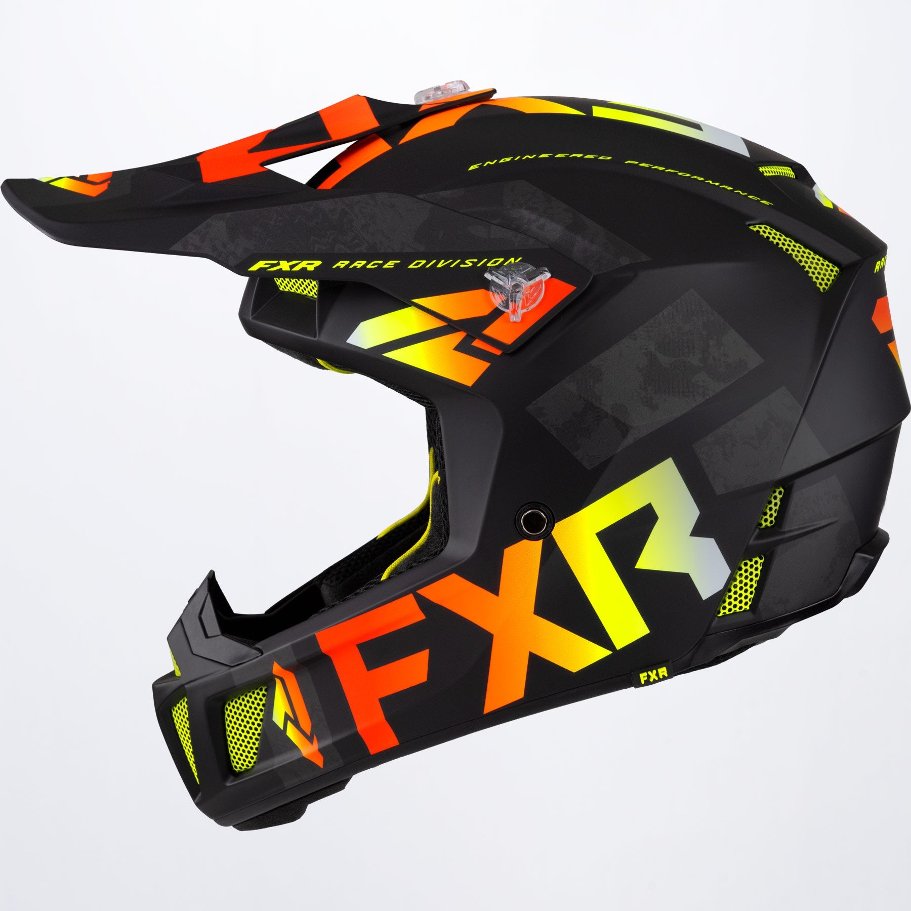 FXR Crosshjälm Clutch Evo LE Mattsvart/Inferno bild 3