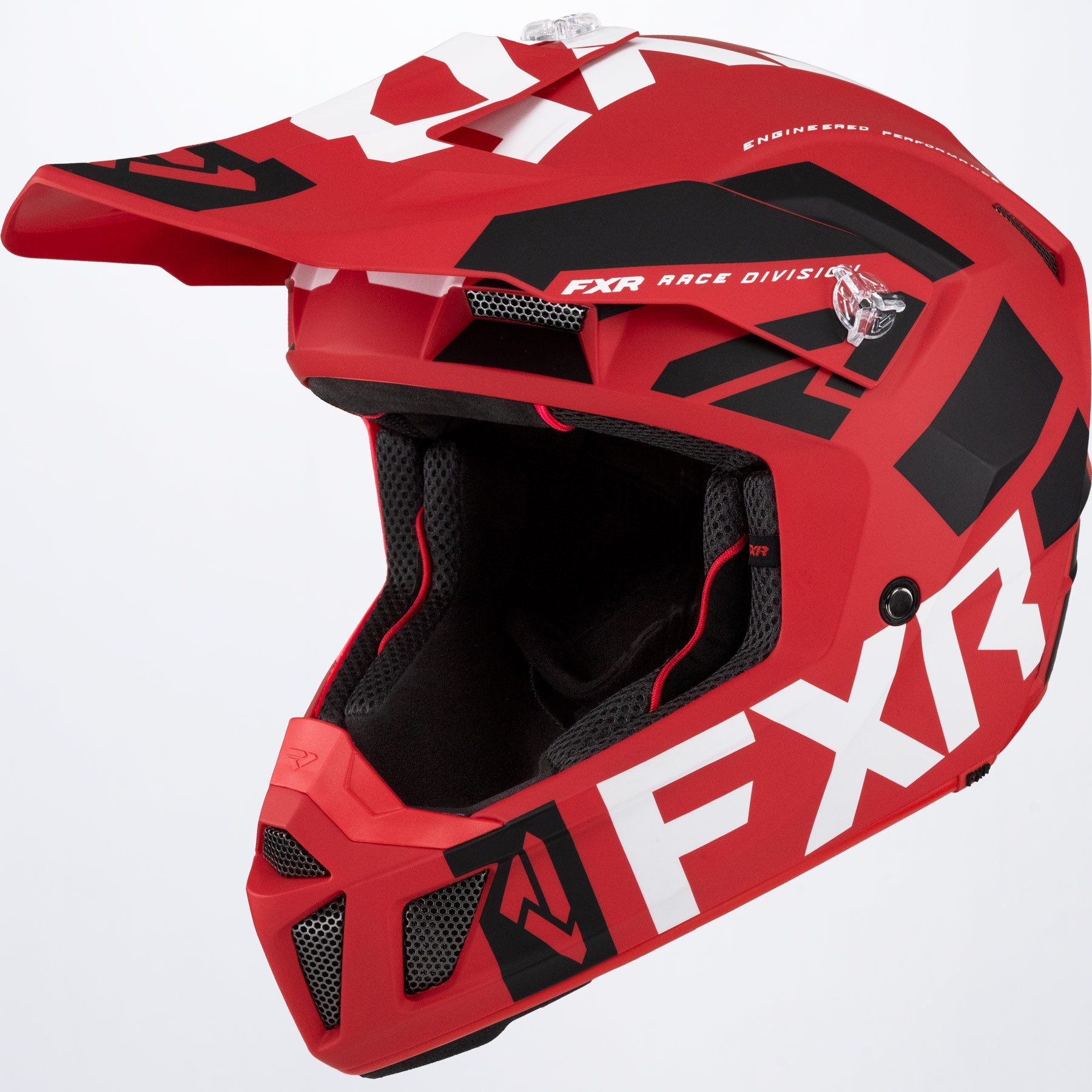 FXR Crosshjälm Clutch Evo LE Mattröd