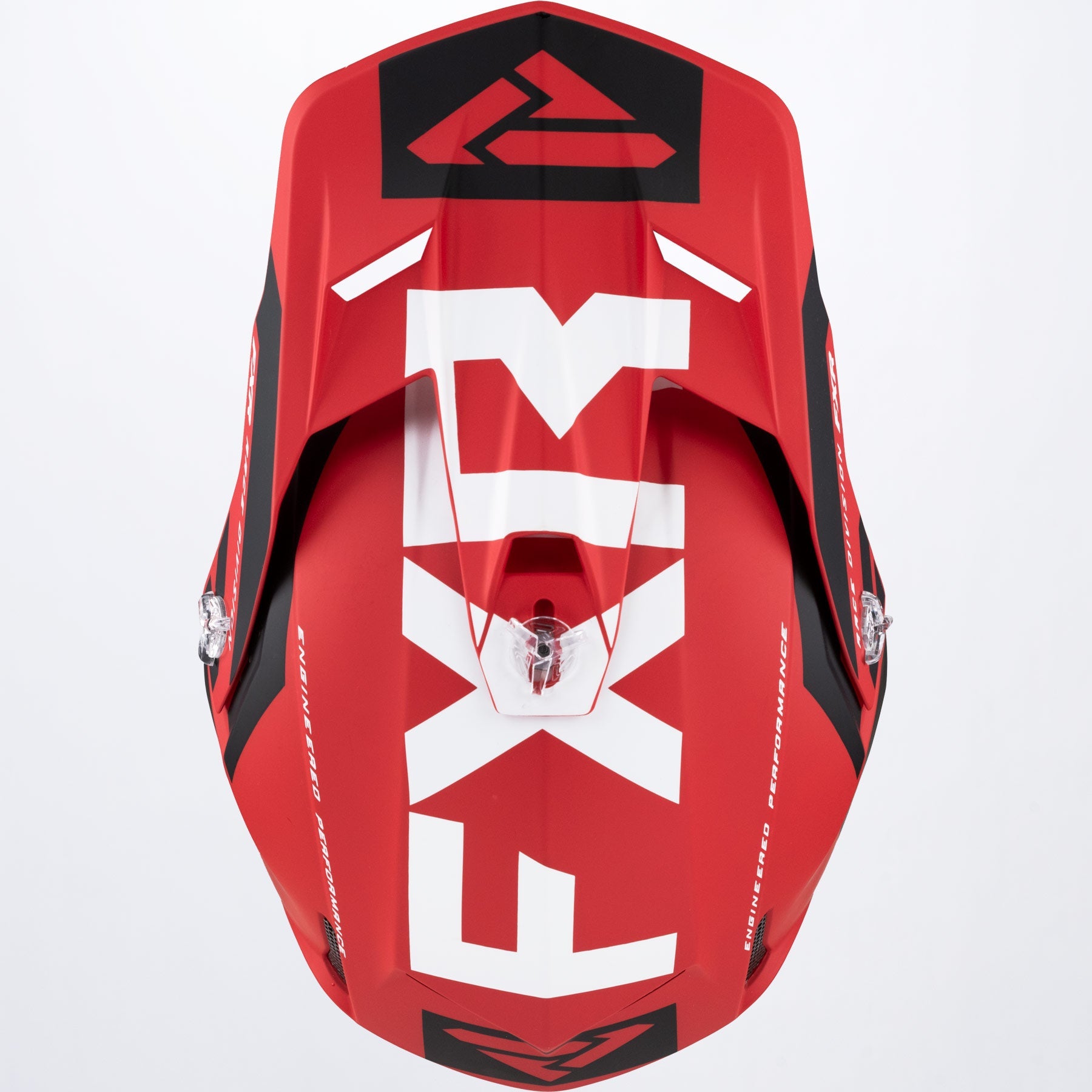FXR Crosshjälm Clutch Evo LE Mattröd bild 4