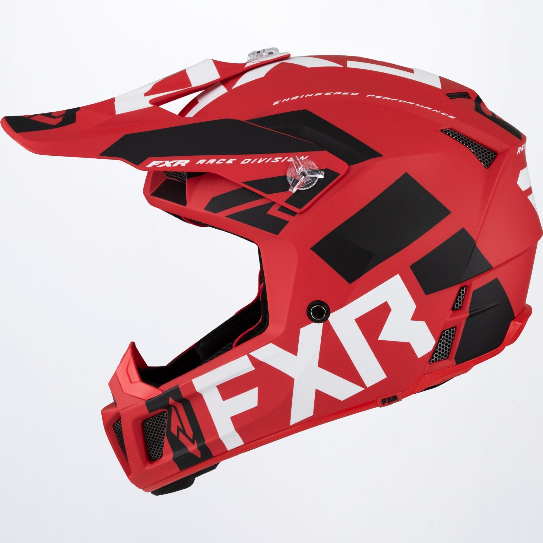 FXR Crosshjälm Clutch Evo LE Mattröd bild 3