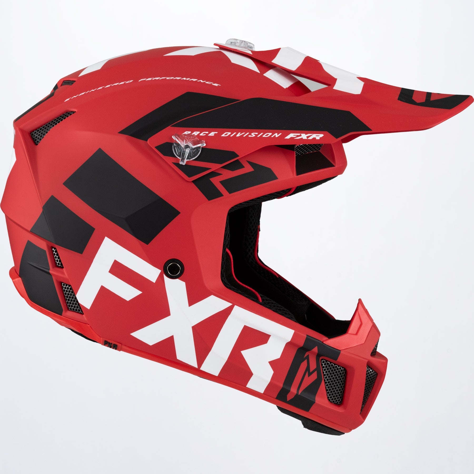 FXR Crosshjälm Clutch Evo LE Mattröd bild 2