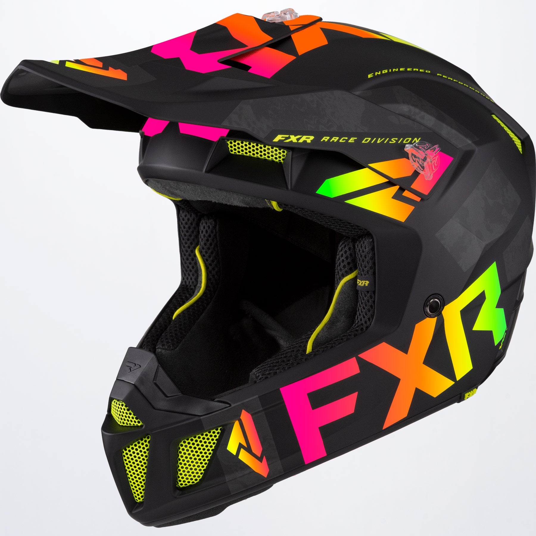 FXR Crosshjälm Clutch Evo LE Sherbert
