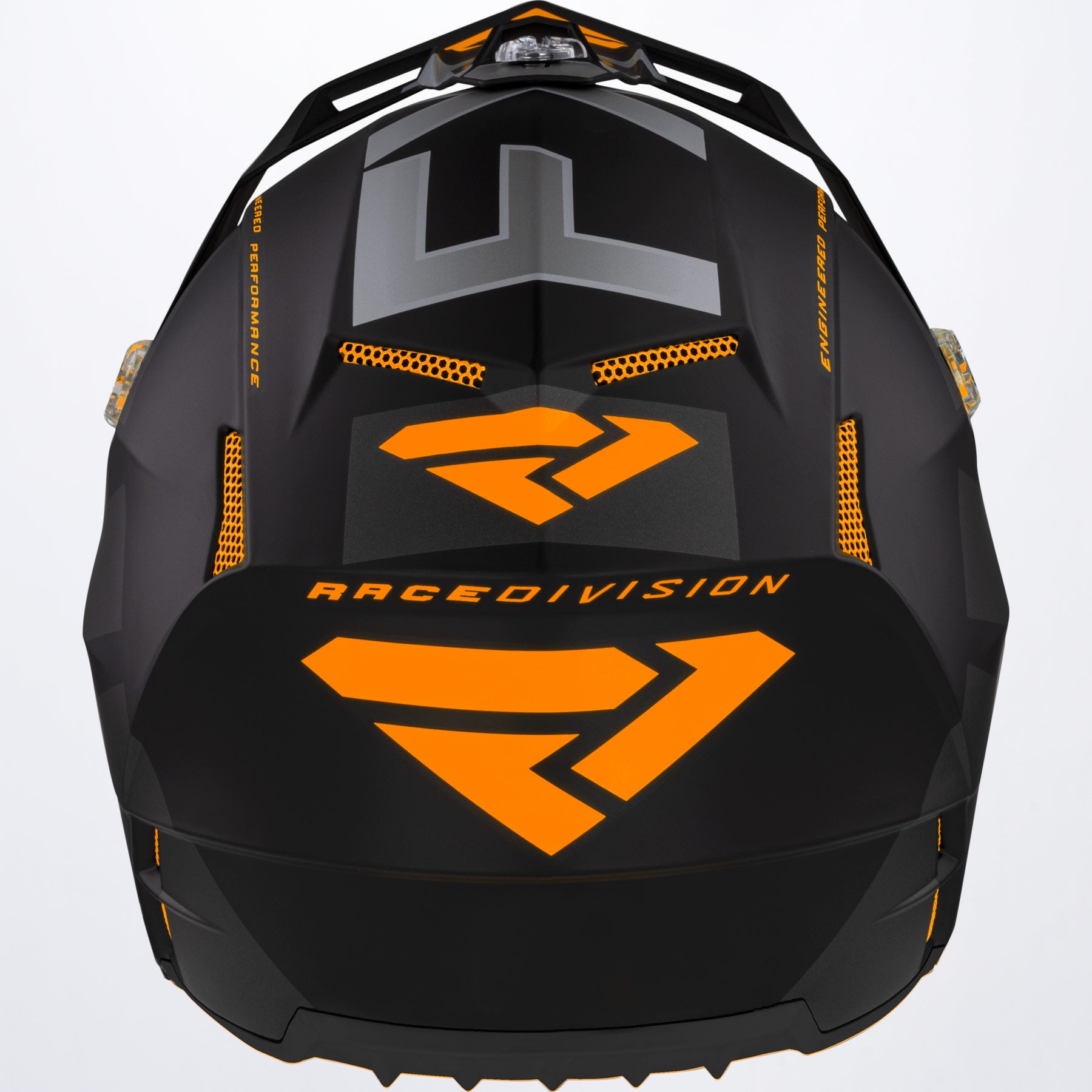 FXR Crosshjälm Clutch Evo Mattsvart/Orange bild 5