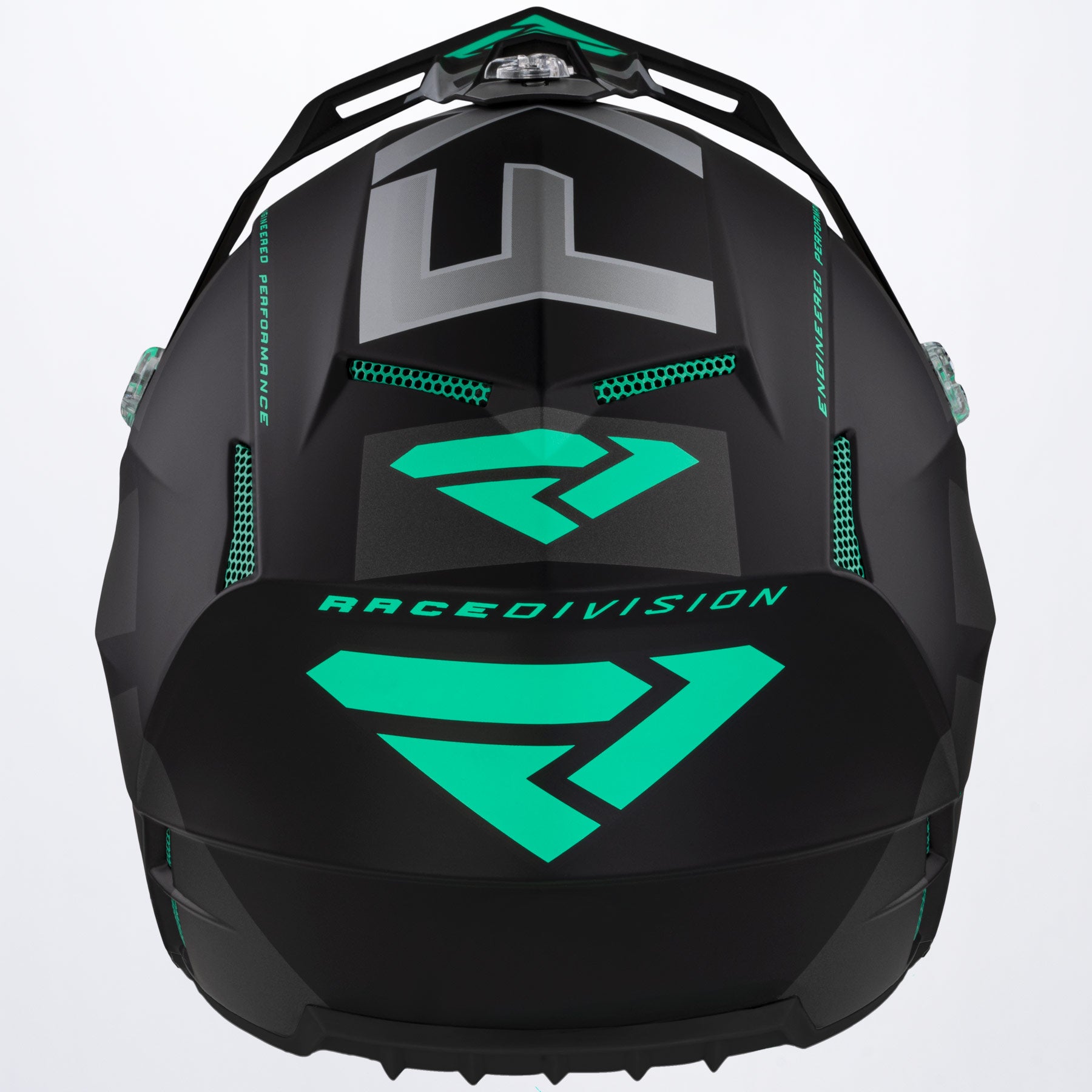 FXR Crosshjälm Clutch Evo Mattsvart/Mint bild 5