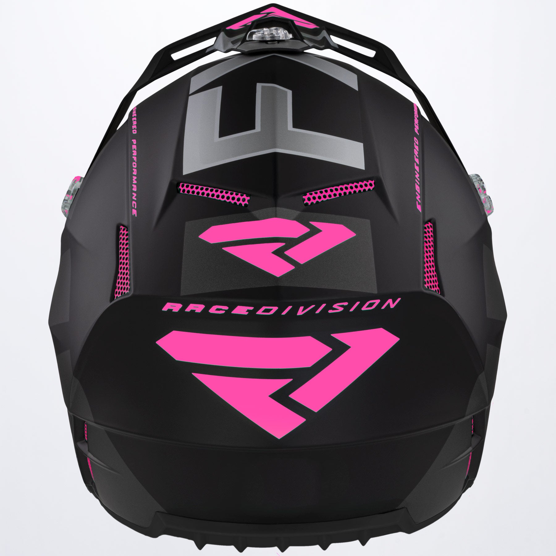FXR Crosshjälm Clutch Evo Mattsvart/Rosa bild 5