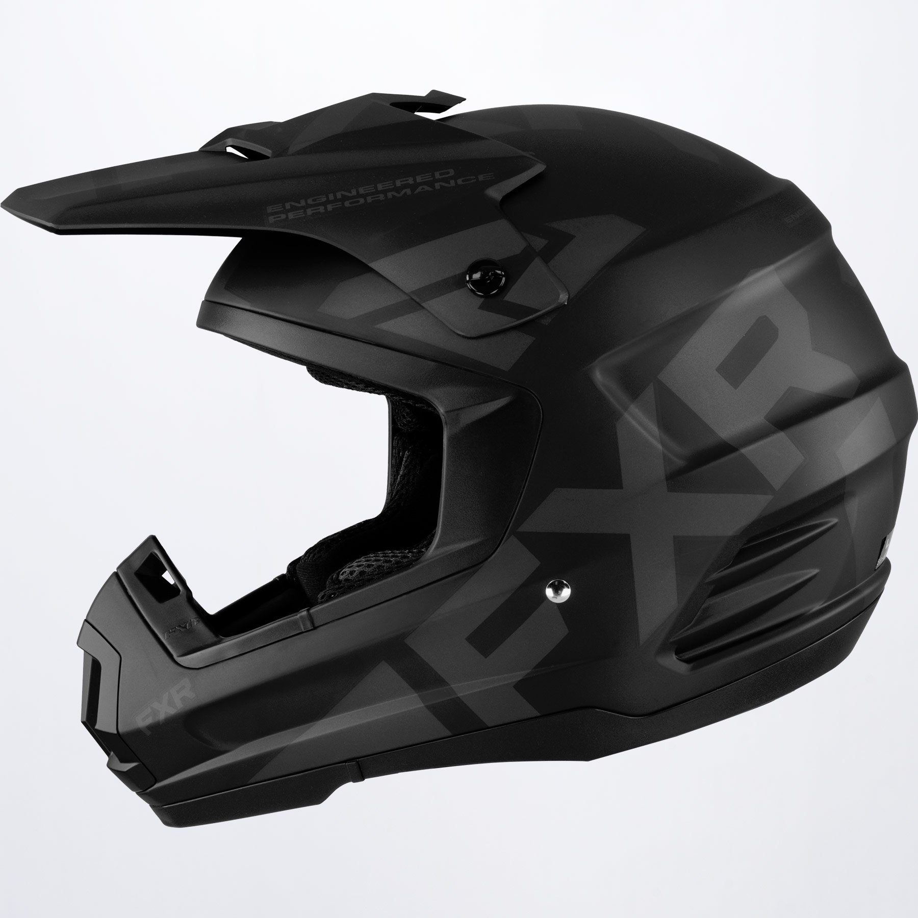 FXR Skoterhjälm Torque Team Mattsvart bild 3