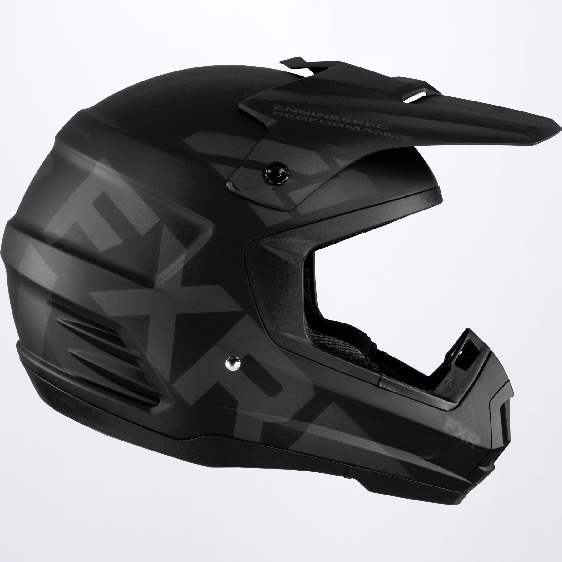 FXR Skoterhjälm Torque Team Mattsvart bild 2