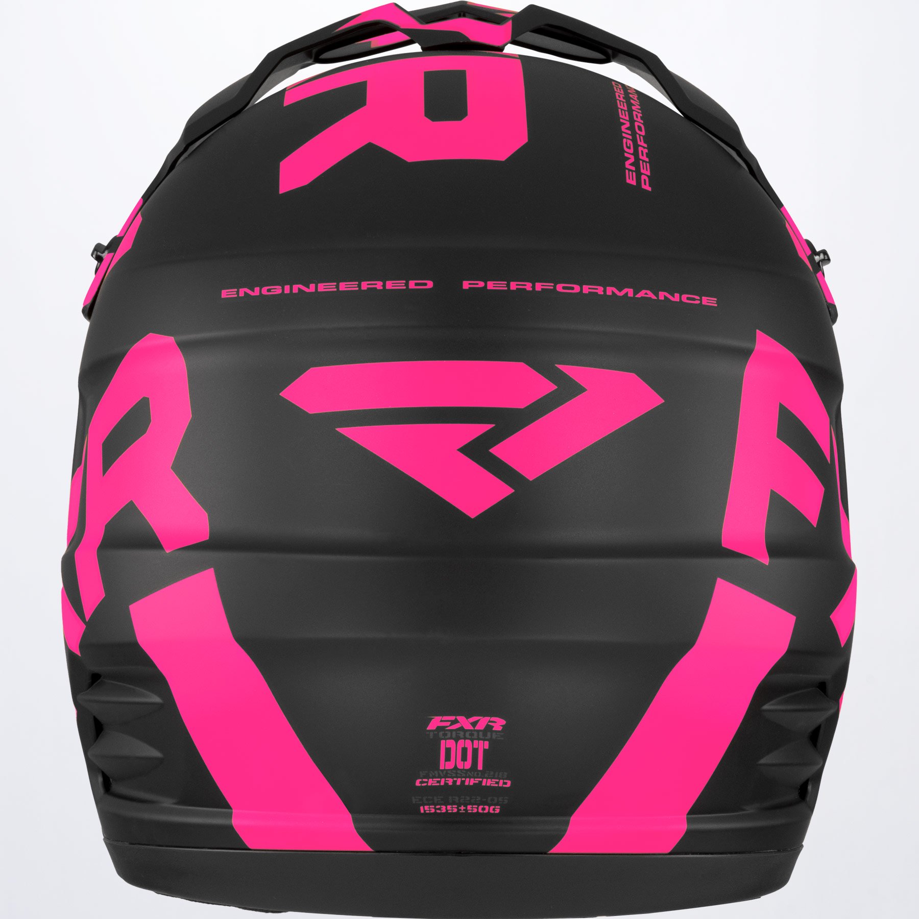 FXR Skoterhjälm Torque Team Mattsvart/Rosa bild 4