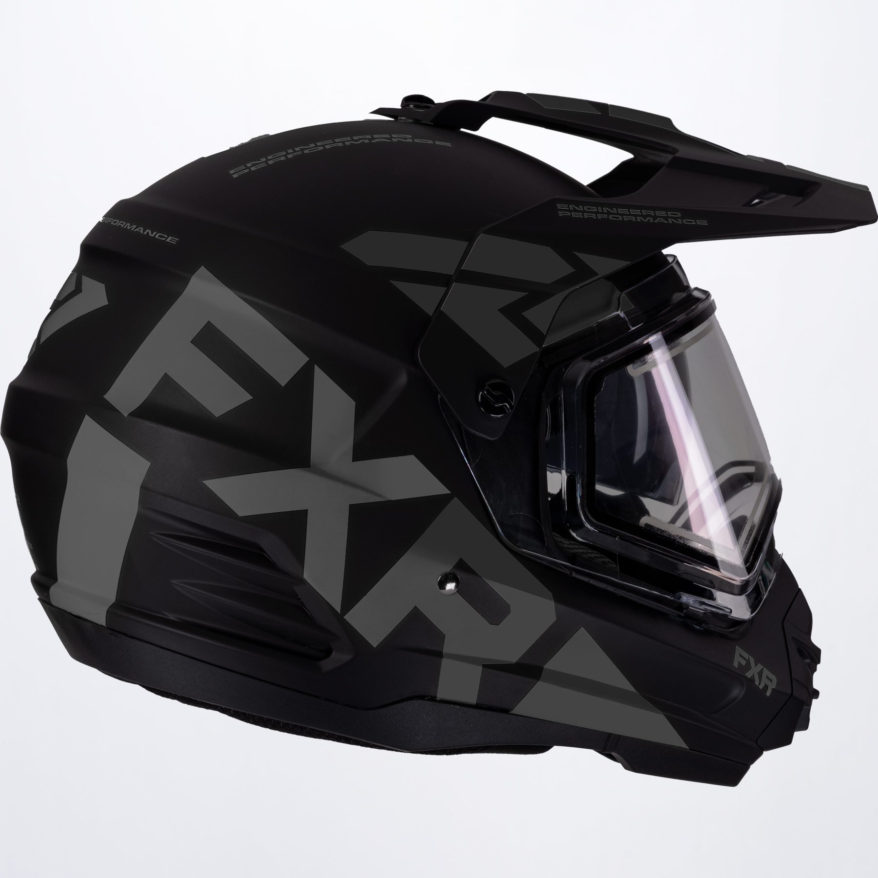 FXR Skoterhjälm Torque X Team Mattsvart/Grå bild 2