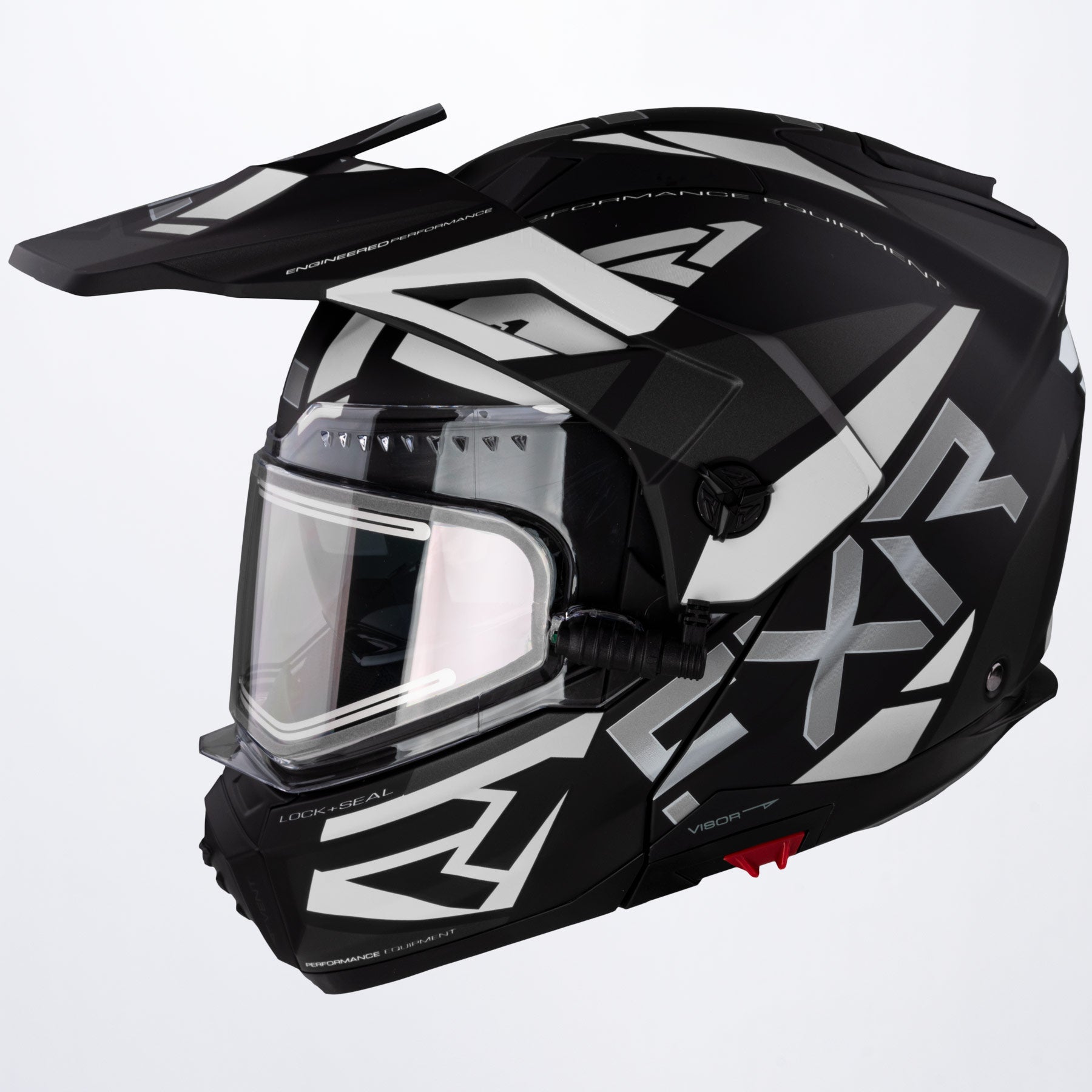 FXR Skoterhjälm Maverick X Svart/Vit bild 4