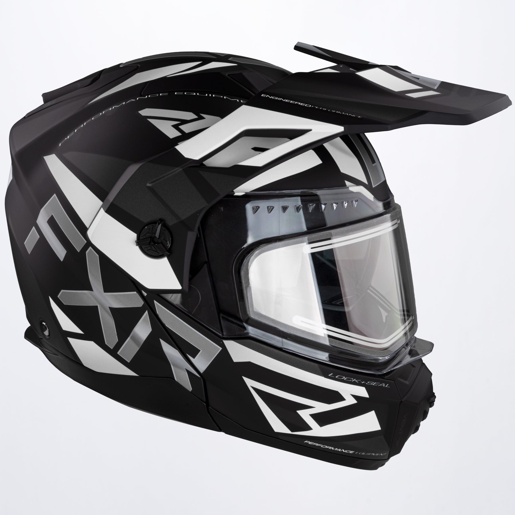 FXR Skoterhjälm Maverick X Svart/Vit bild 3