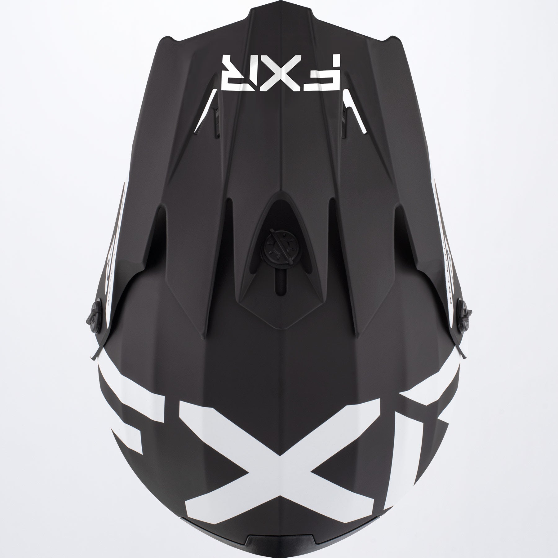 FXR Crosshjälm Legion Mattsvart/Vit (Junior) bild 3