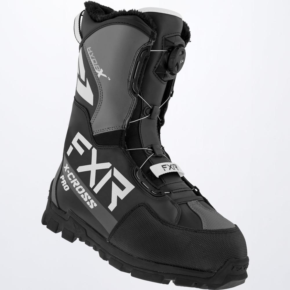 FXR Skoterstövel X-Cross Pro Boa® Svart/Vit